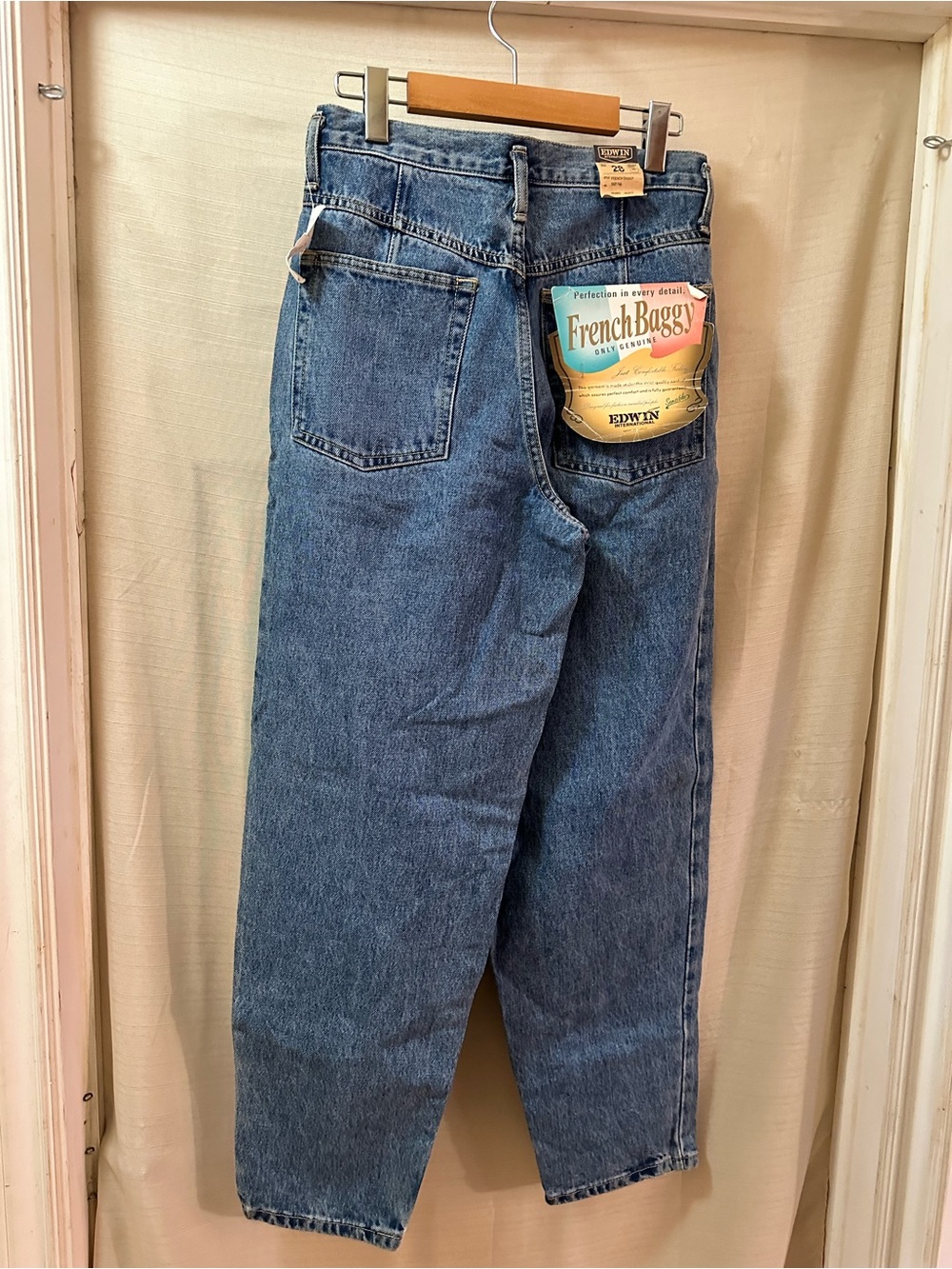 Vintage Edwin French Baggy Jeans NWT Made in Canada Women’s Size 6 Denim - Picture 4 of 7